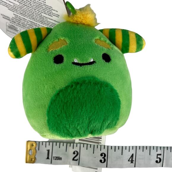 Squishmallow Callum the Monster Halloween Plush Stuffed Animal with Clip 3.5” - Picture 11 of 11